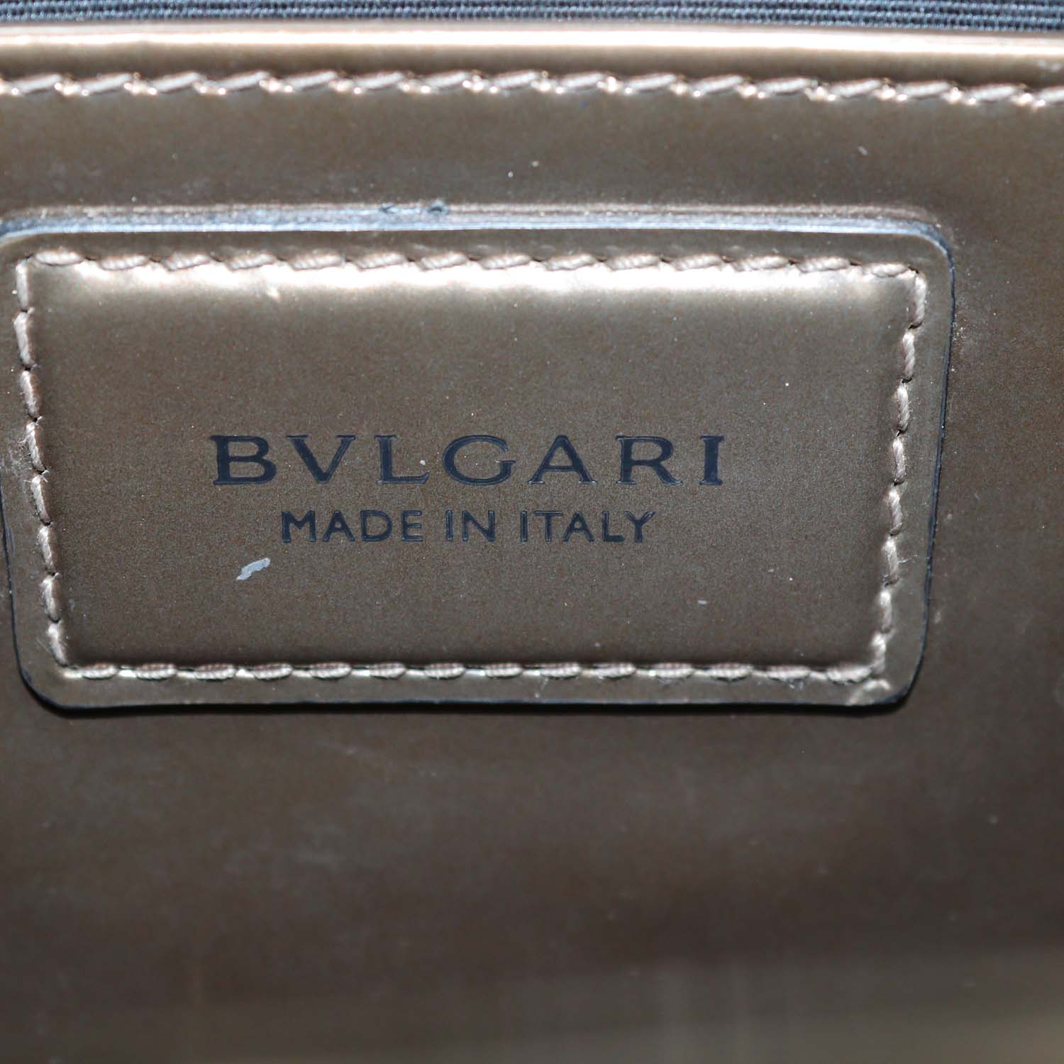 Bvlgari Bronze Patent Leather Serpenti Forever Shoulder Bag