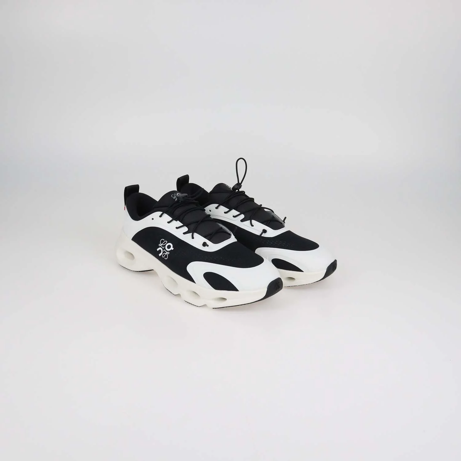 Loewe x ON Black,White Technical Fabric Running Cloudsolo Sneakers