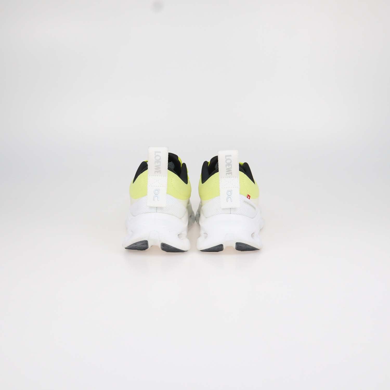 Loewe x On Neon Yellow, White Technical Fabric Cloudtilt 2.0 Sneakers