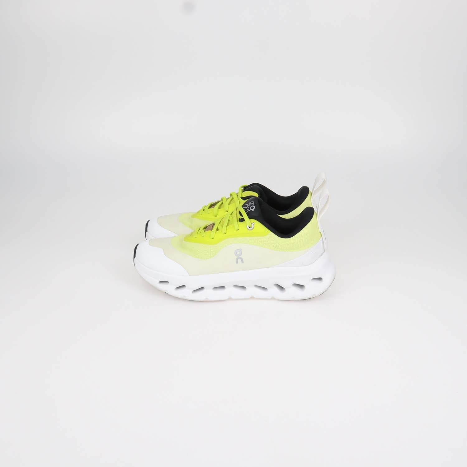 Loewe x On Neon Yellow, White Technical Fabric Cloudtilt 2.0 Sneakers