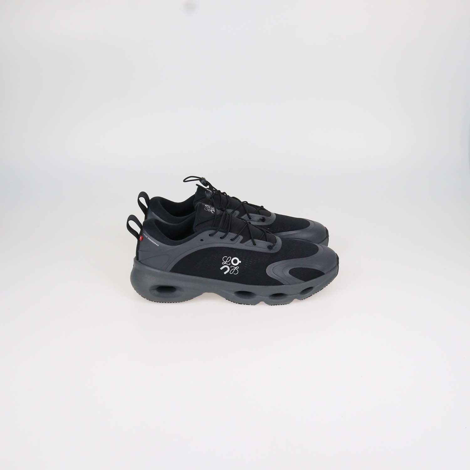 Loewe x ON Black Technical Fabric Running Cloudsolo Sneakers