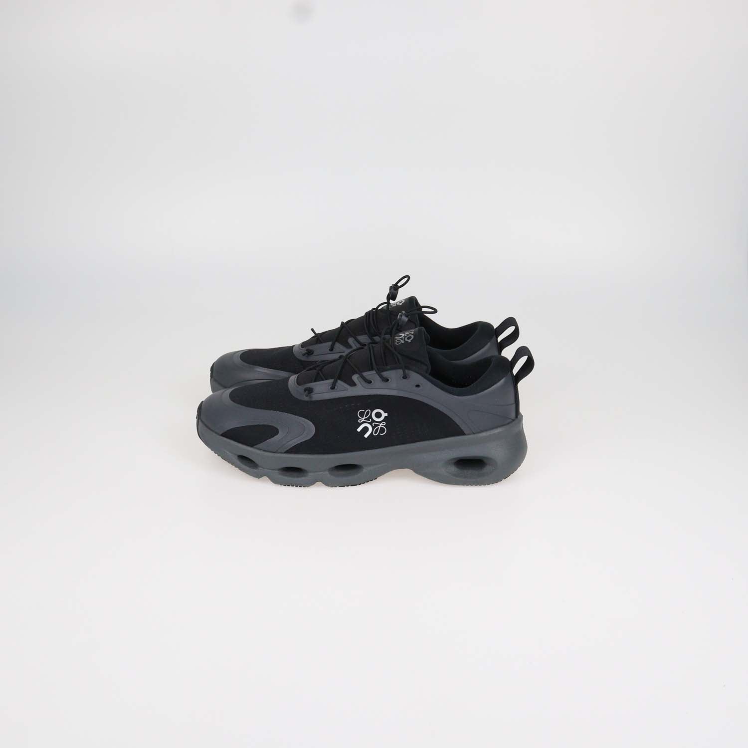 Loewe x ON Black Technical Fabric Running Cloudsolo Sneakers