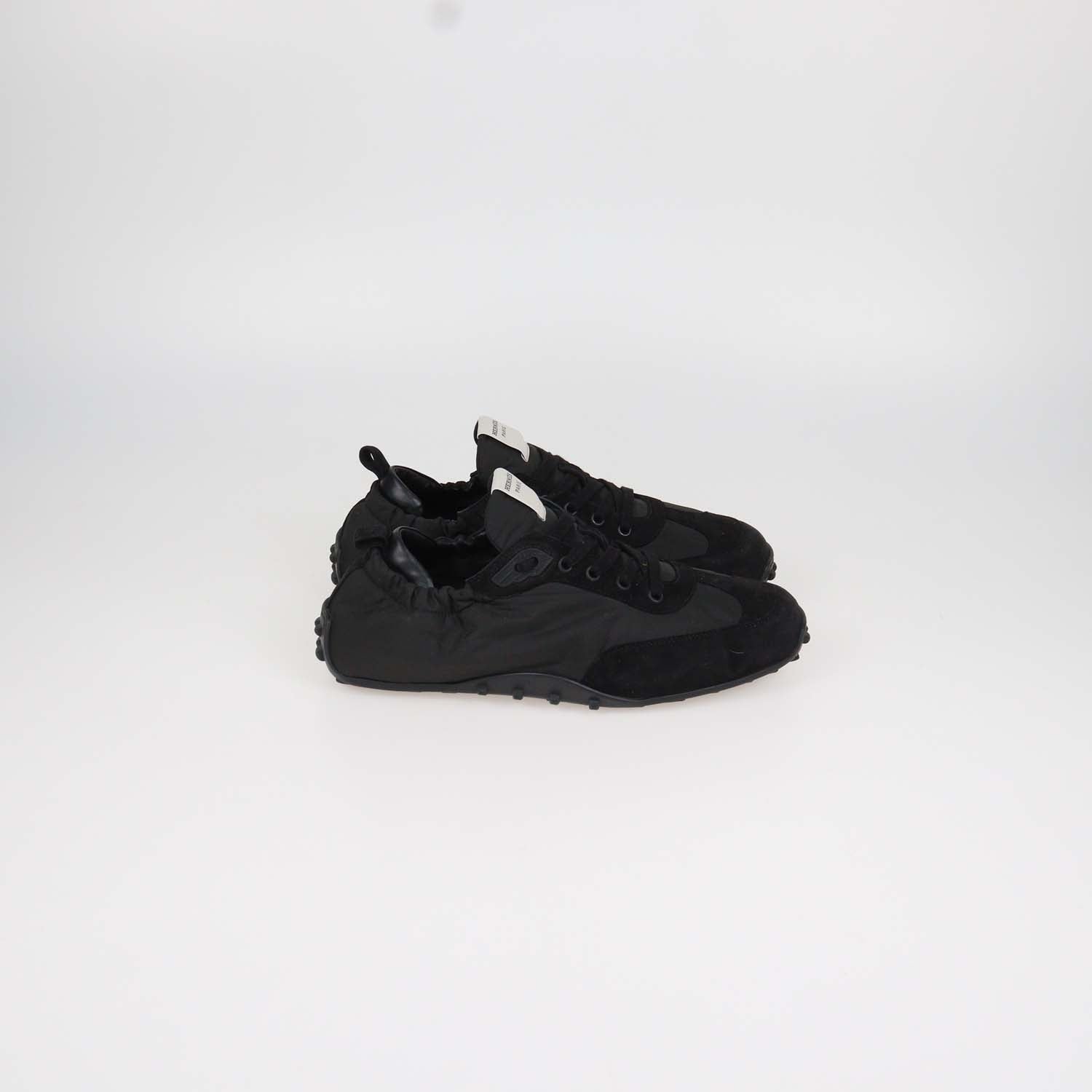Hermes Black Nylon and Suede In Sneakers