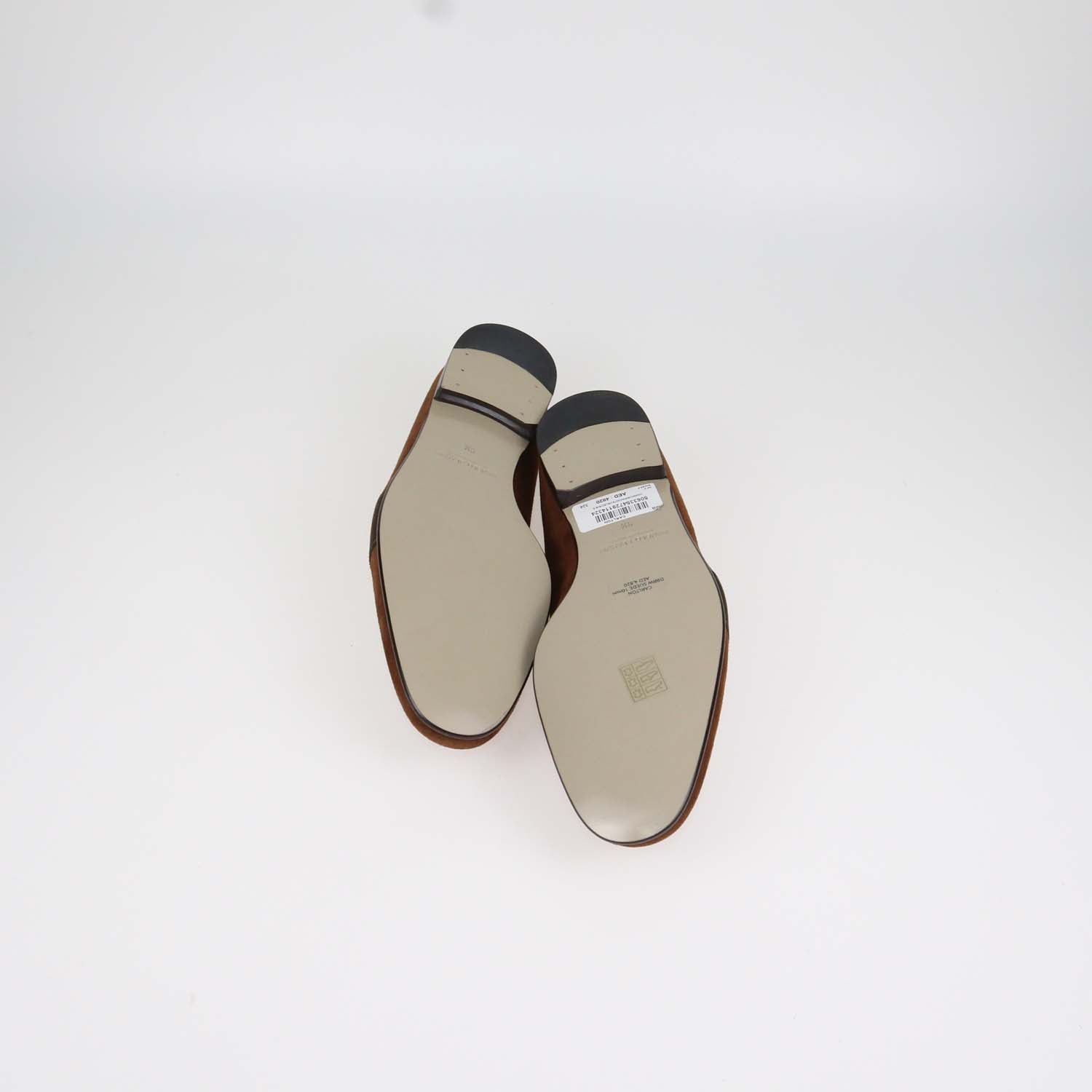 Manolo Blahnik Brown Suede Jewel Buckle Carlton Loafers