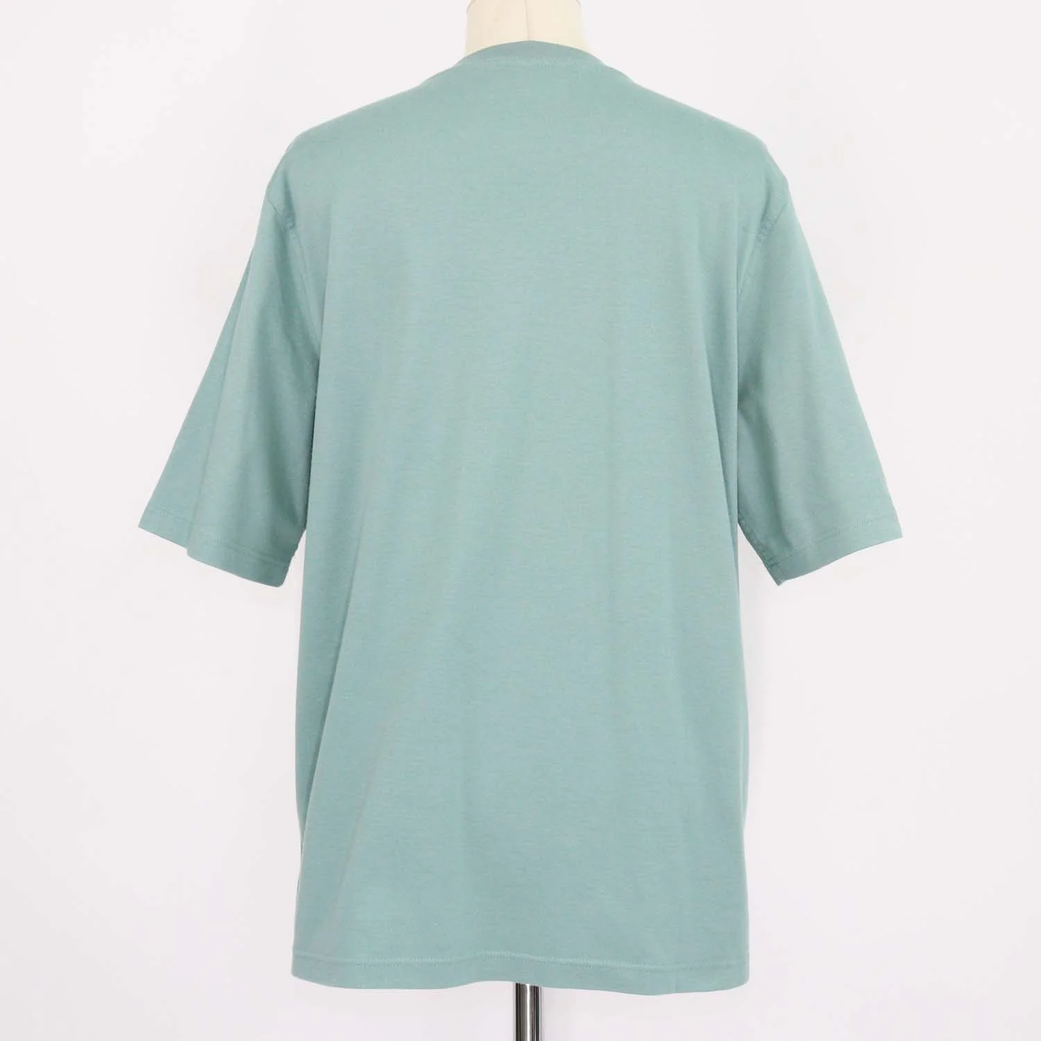 Hermes Celadon Cotton H Cheval Crew Neck T-Shirt