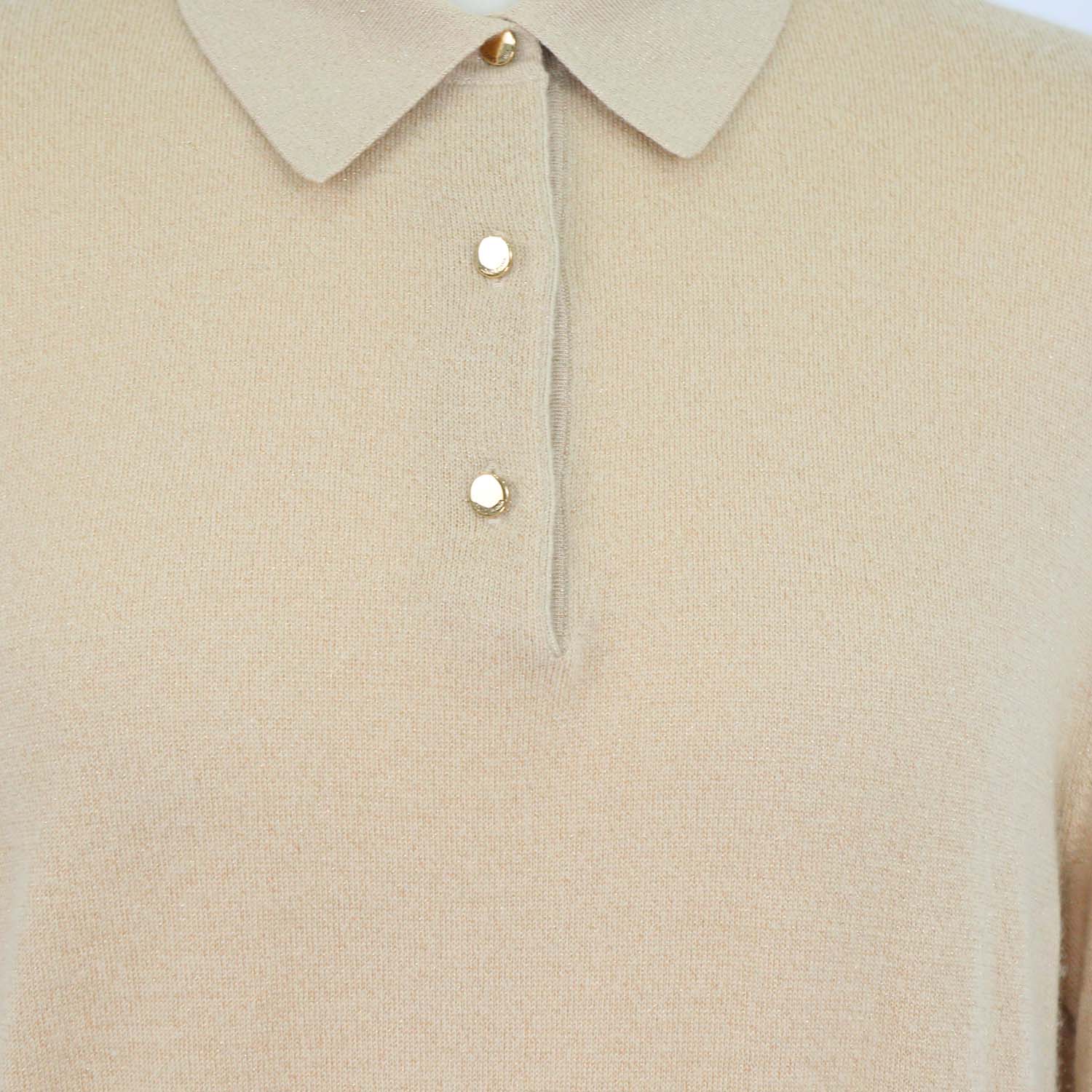 Loro Piana Light Brown Blend Cashmere Luciole Long Sleeve Shirt