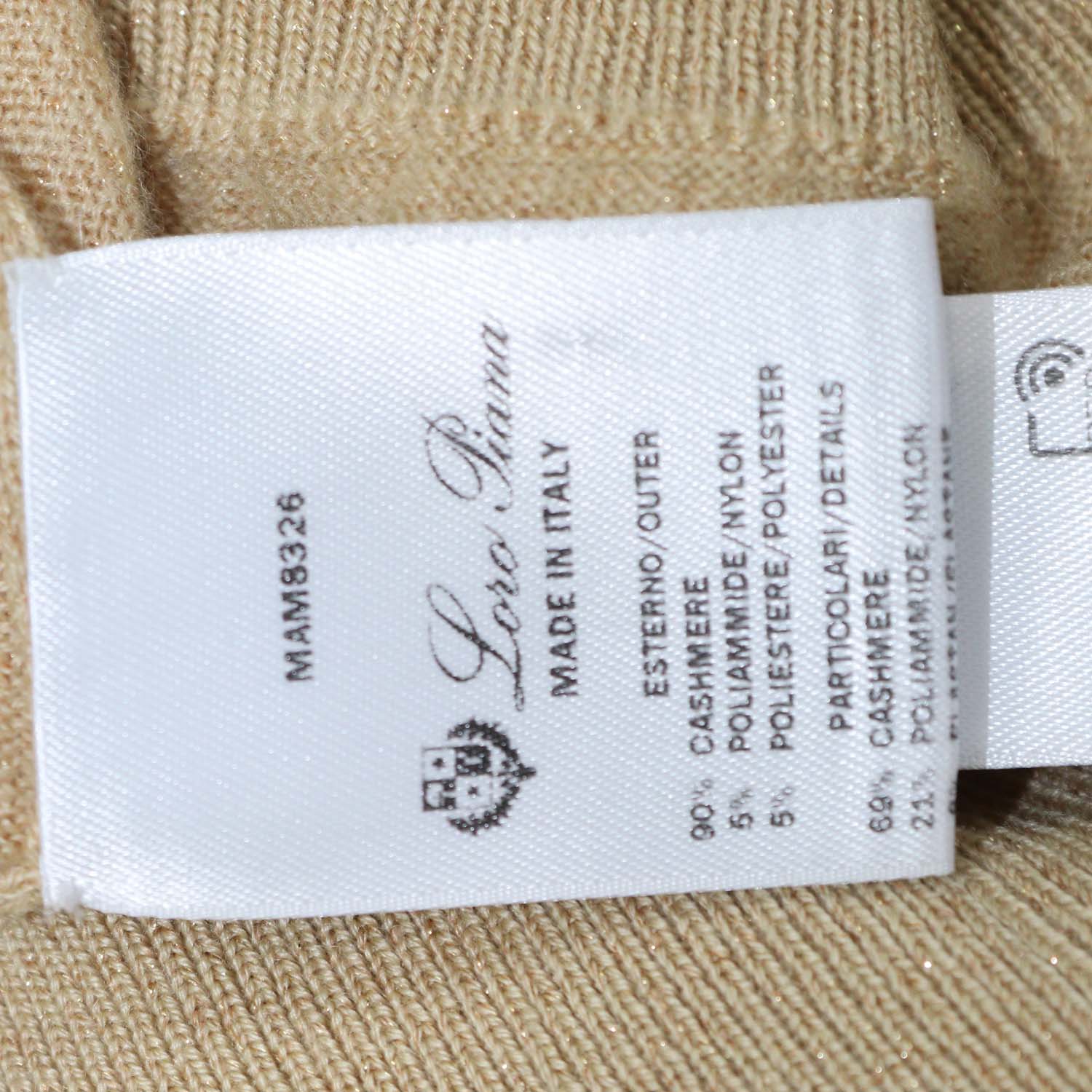 Loro Piana Light Brown Blend Cashmere Luciole Long Sleeve Shirt