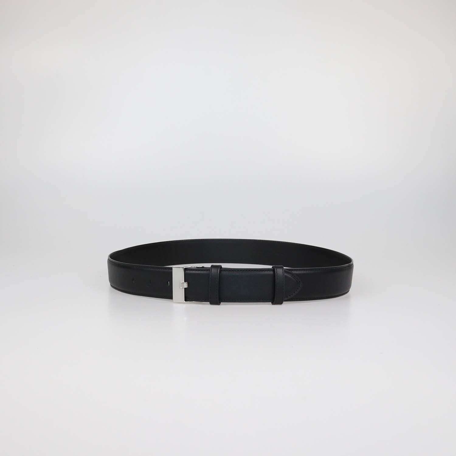 Bottega Veneta Black Leather Belt