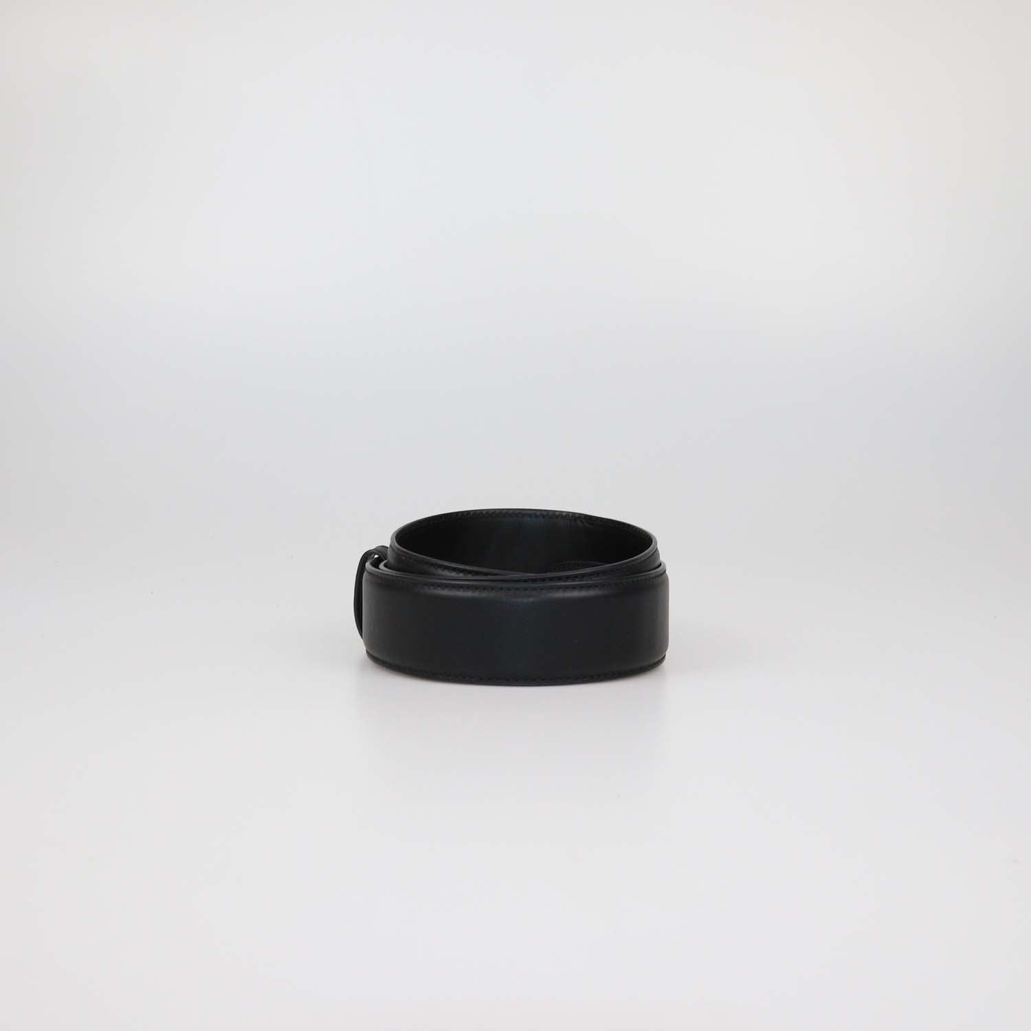 Bottega Veneta Black Leather Belt