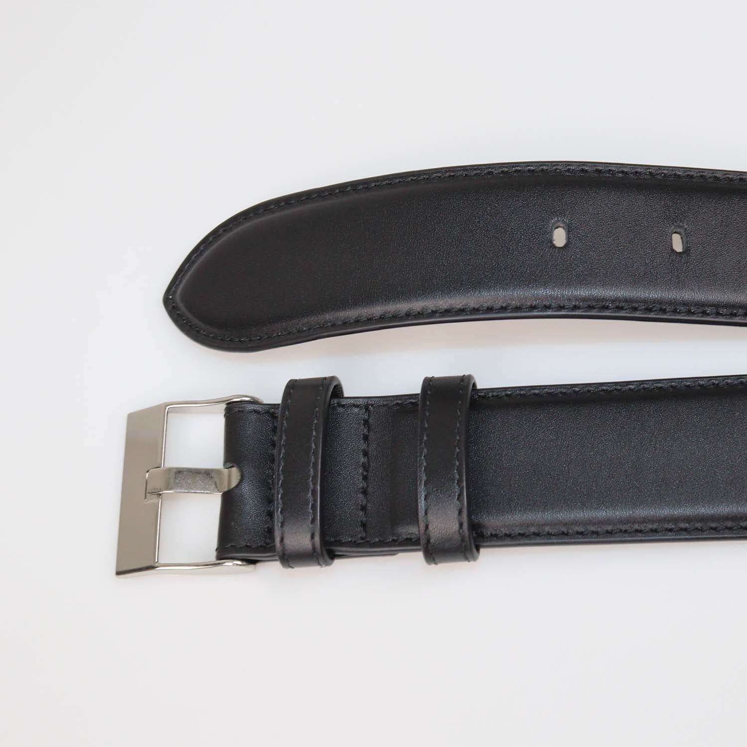 Bottega Veneta Black Leather Belt