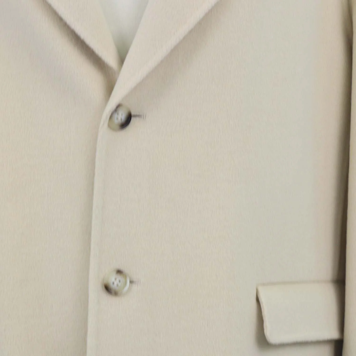 Nanushka Sea Cream Wool and Silk Boxy Oversized Blazer