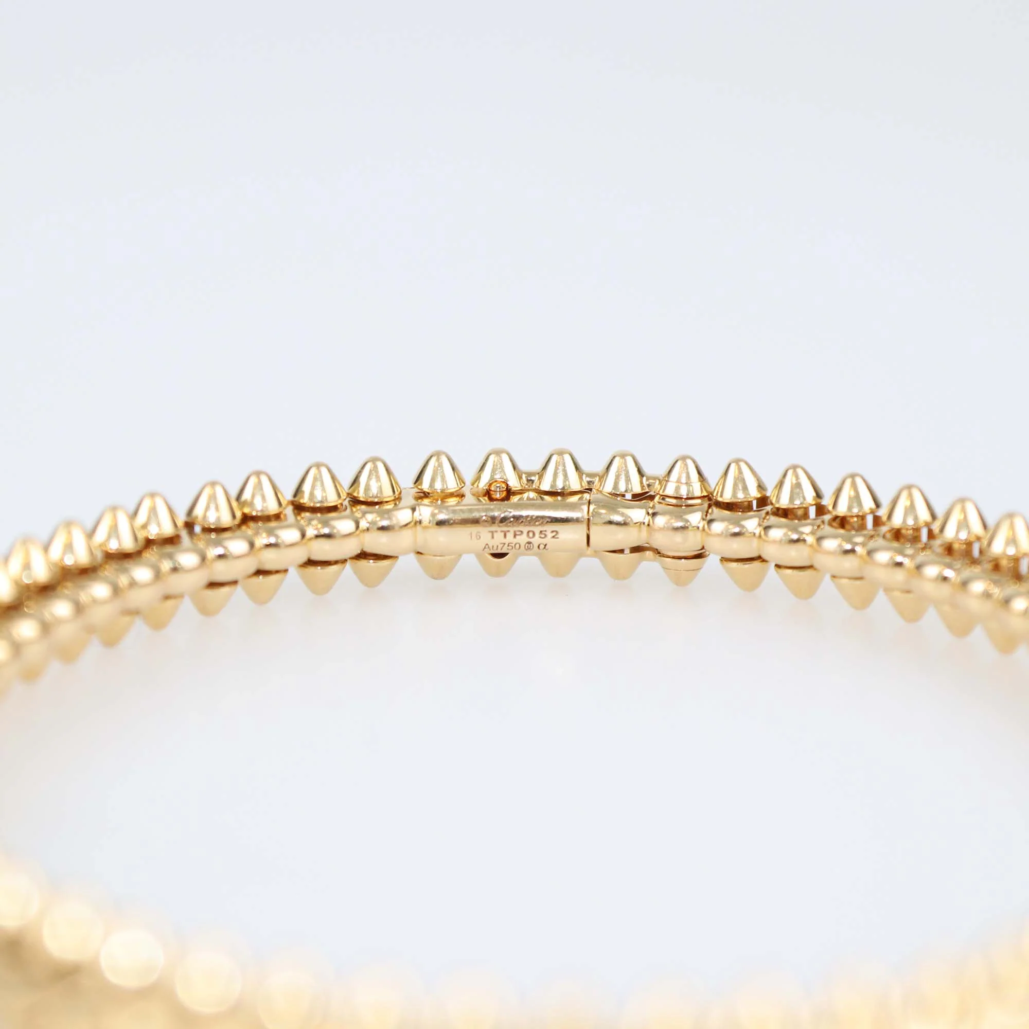 Cartier Clash de Cartier 18k Rose Gold Small Bracelet Size 16
