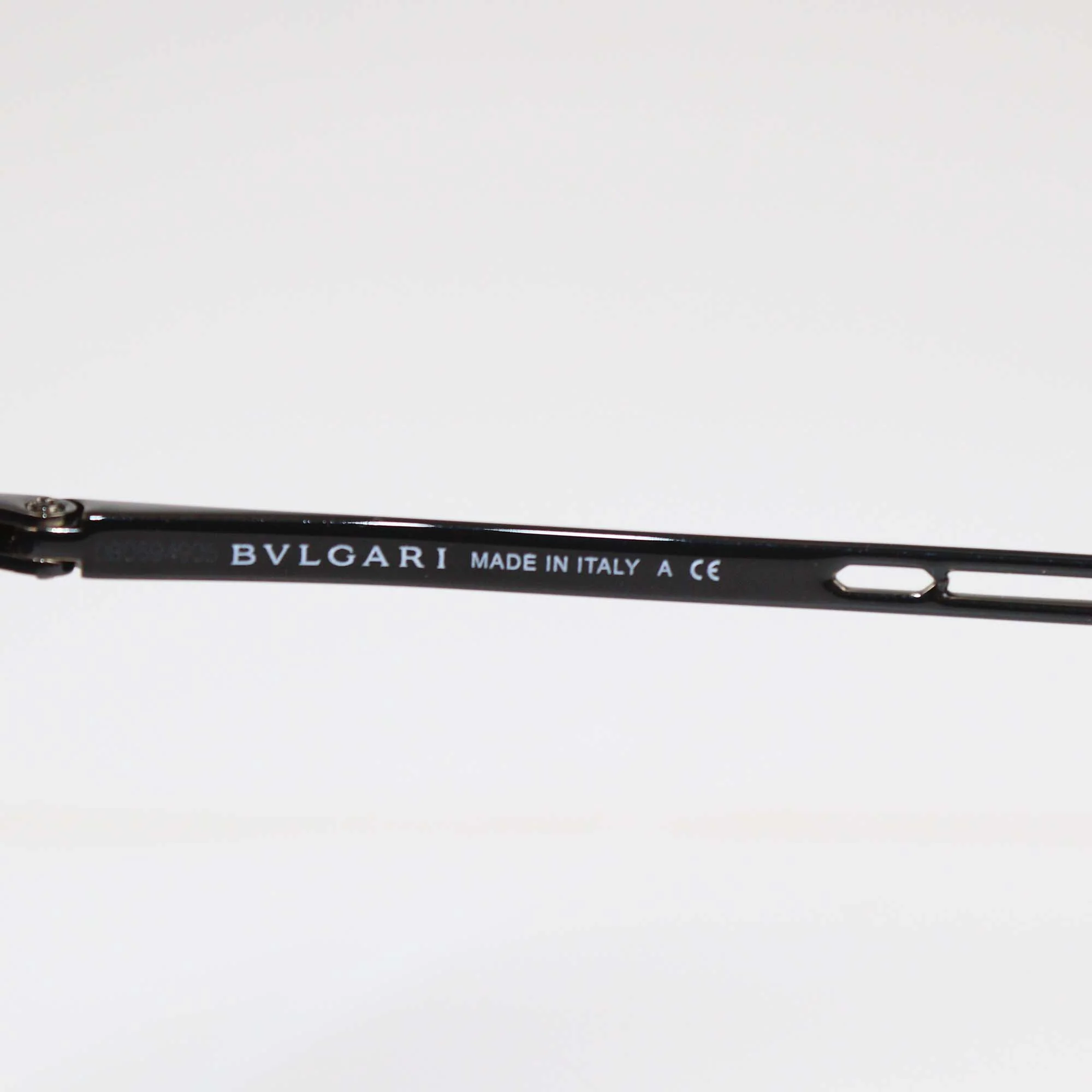 Bvlgari Black/Gold Gradient Irregular Cat Eye Sunglasses